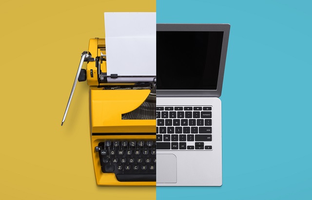 old-new-typewriter-laptop-computer-technology-evolution